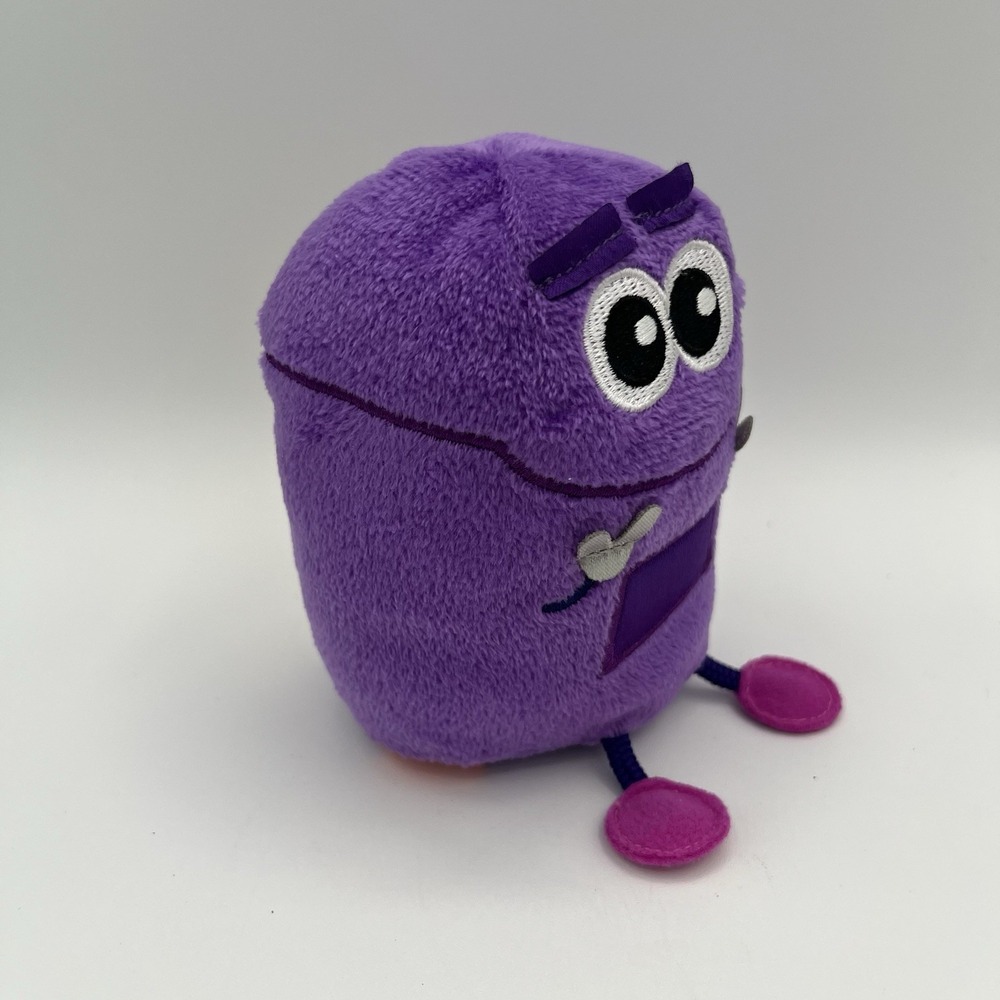 2020 Fisher Price Netflix Story Bots 5" Plush Shapes With Bo Purple - Picture 7 of 14